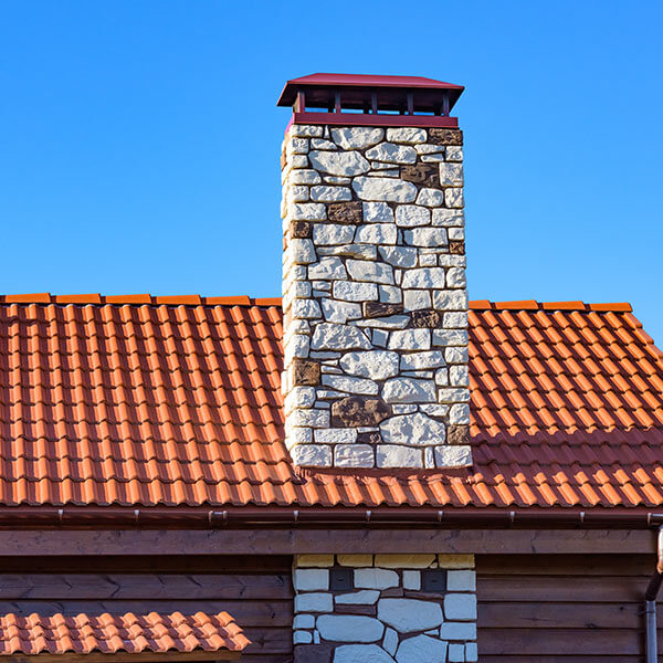 stone chimney